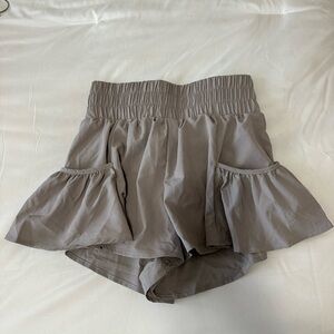 Gray Women's Shorts with pockets